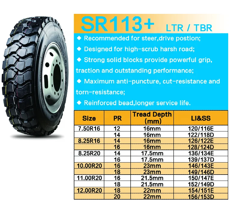 All Steel Radial Truck Tyre Sr103 Buy Liaolun Truck Bus Tire 11 00r 12 00r For Rough Road Product On Alibaba Com