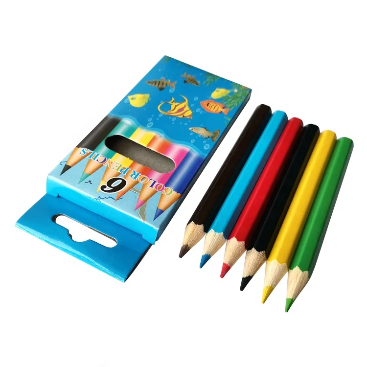 Factory Price Colour Pencil 3.5 Mini Color Pencil Set in Paper Box for Kids  - China Color Pencils, Wooden Color Pencil