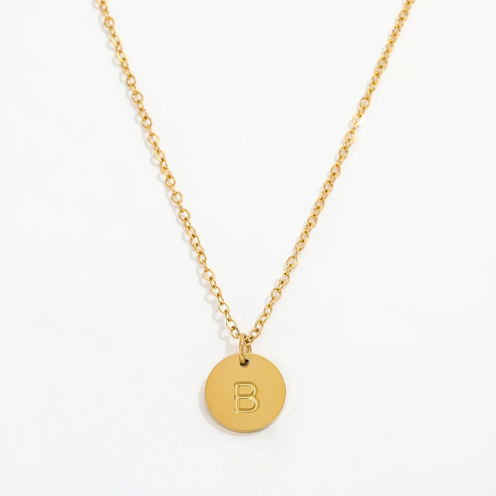 Joolim Hot Sale 18k Pvd Gold Plated Waterproof Tarnish Free Initial