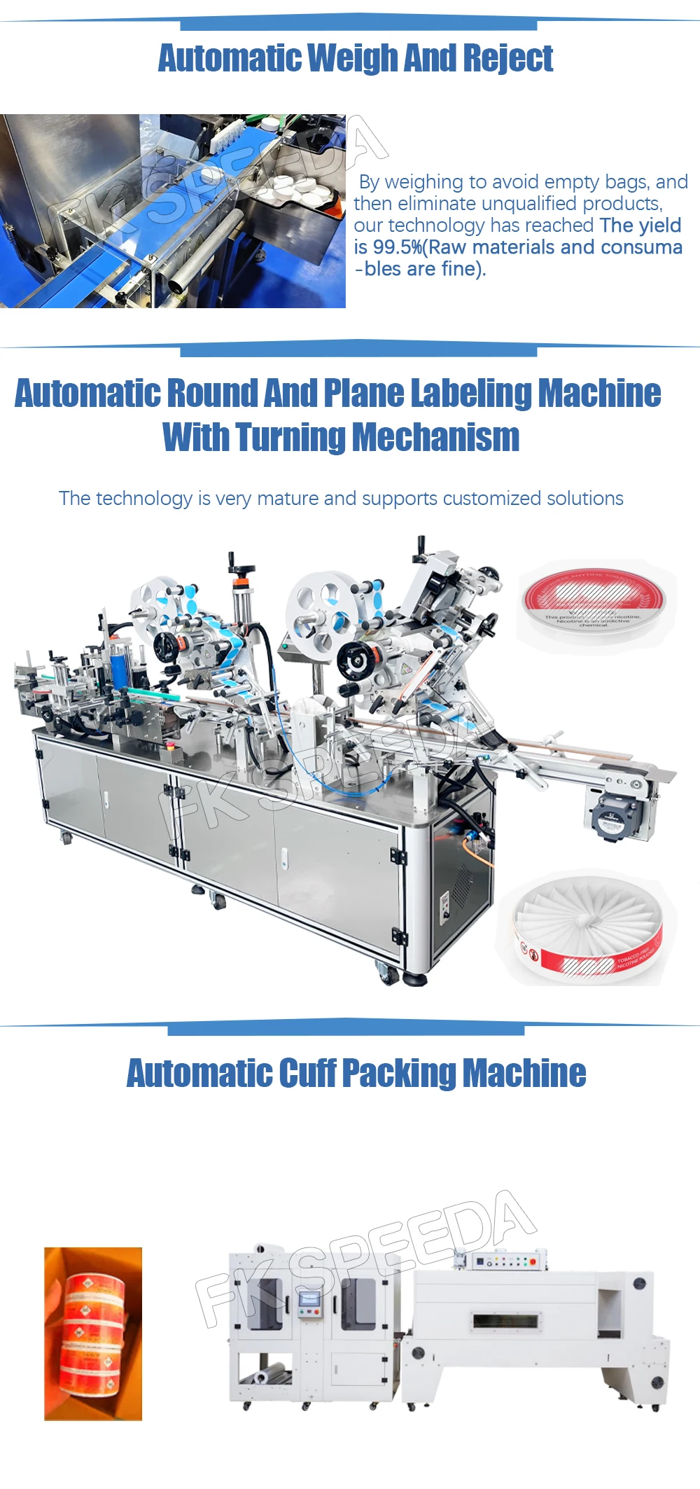 Automatic Multilane Pouch Bag Powder Filling Packaging Machine 8 Lane 10 Lane Snus Nicotine Pouch Packing Machine