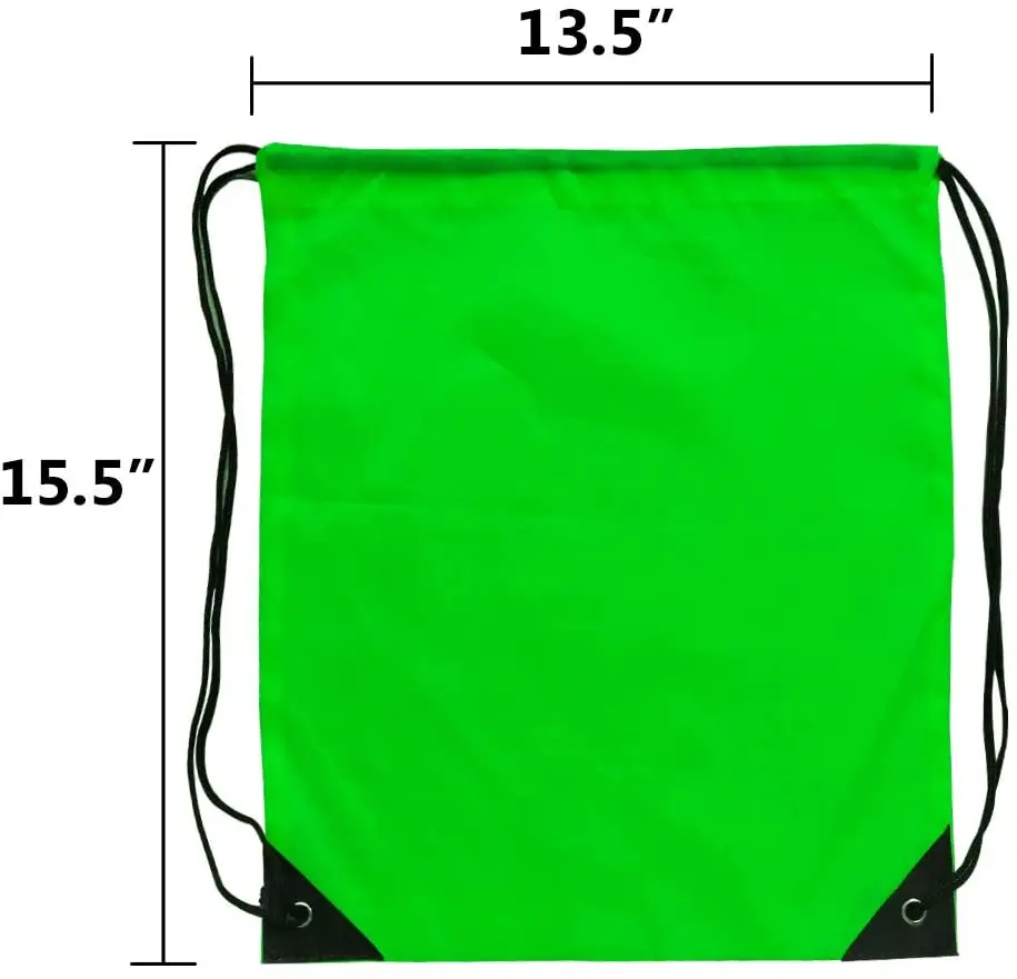 Factory Custom logo Sports Backpack Printing Draw String Bag for Promotional 210D Polyester