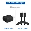 Black-45W Super fast charger set (AA-AA quality)