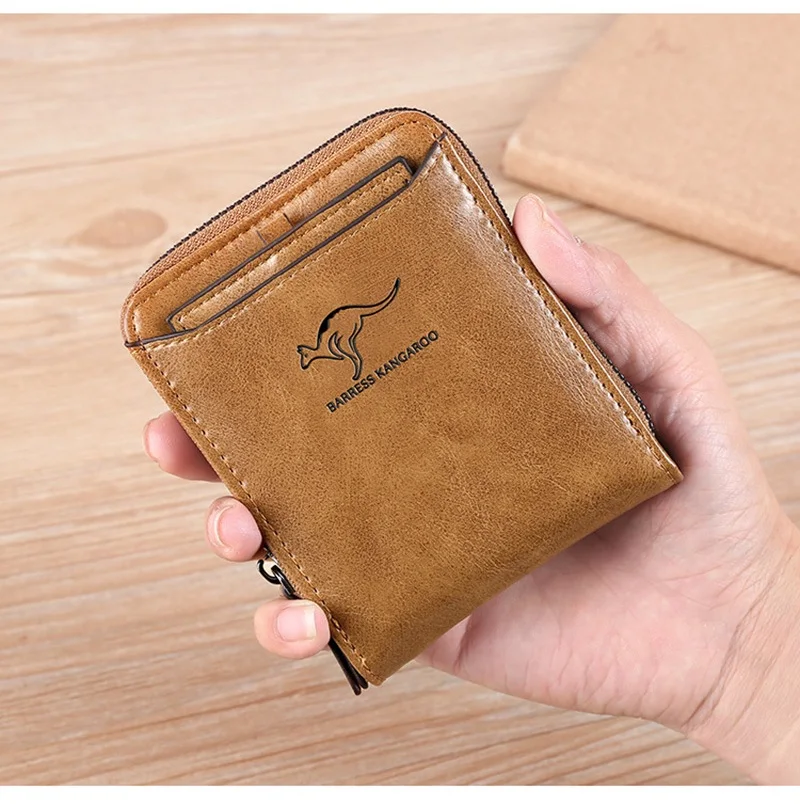 Wholesale 2022 New Designer Luxury Custom Men Wallet Pu Leather