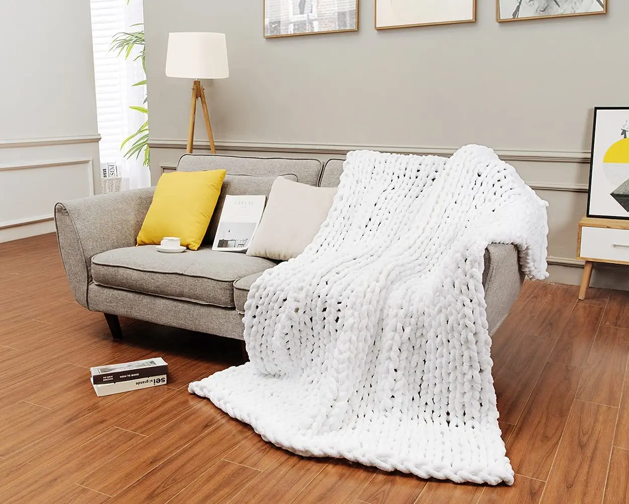 Wholesale Chenille Bulky Blankets Chunky Knit Luxury Throw Blanket