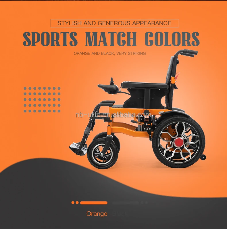 New Arrival Disability Motorized Wheelchair On Sale Foldable Frame