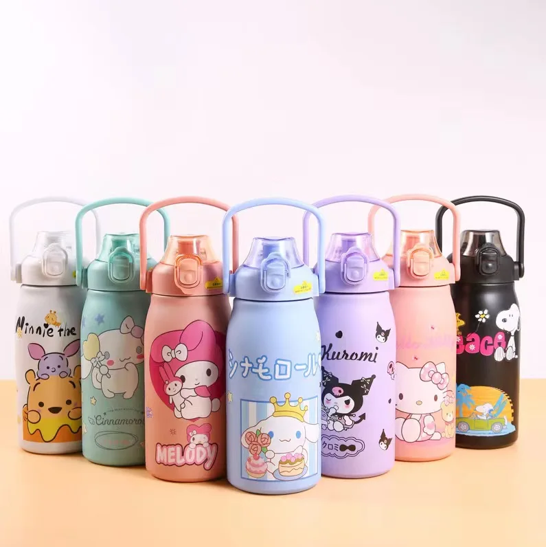 Sanrioes Thermos Mug Kuromi My Melody Cartoon 316 Stainless Steel ...