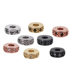 Copper Zircon Copper Spacer Jewelry Making Micro Pave Zircon Charms Spacers For Jewelry Making DIY Spacers CZ Beads