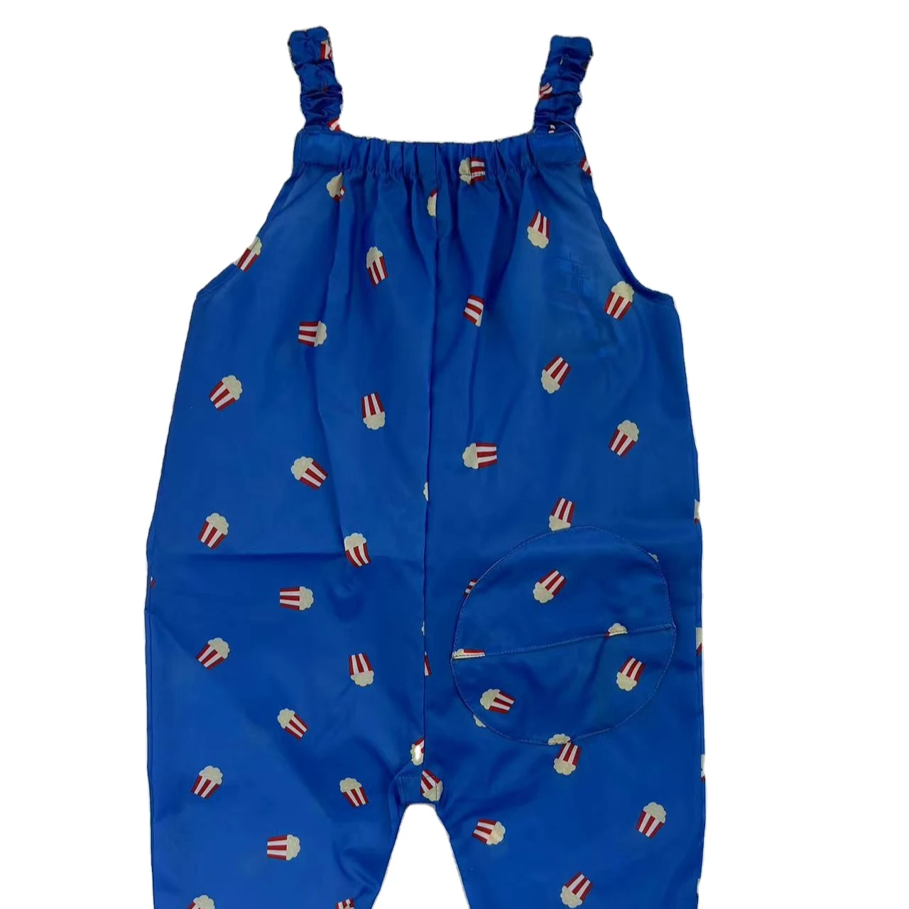 Rain pants with suspenders for kids Waterproof cover for children Play