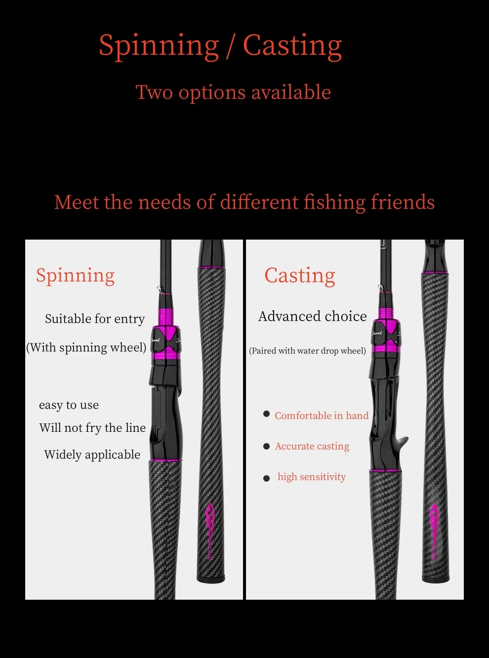2.1m Wholesale Lure Fishing Rod Carbon Fishing Rod Buy Spinning