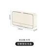 Cream White Double Compartment Soap Dish