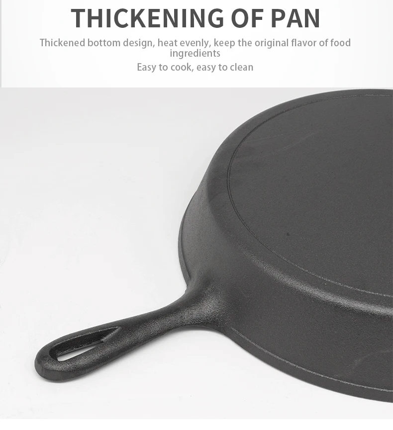 Best Sale Preseasoned Kitchen Cooking Ware Non Stick Cast Iron Skillet