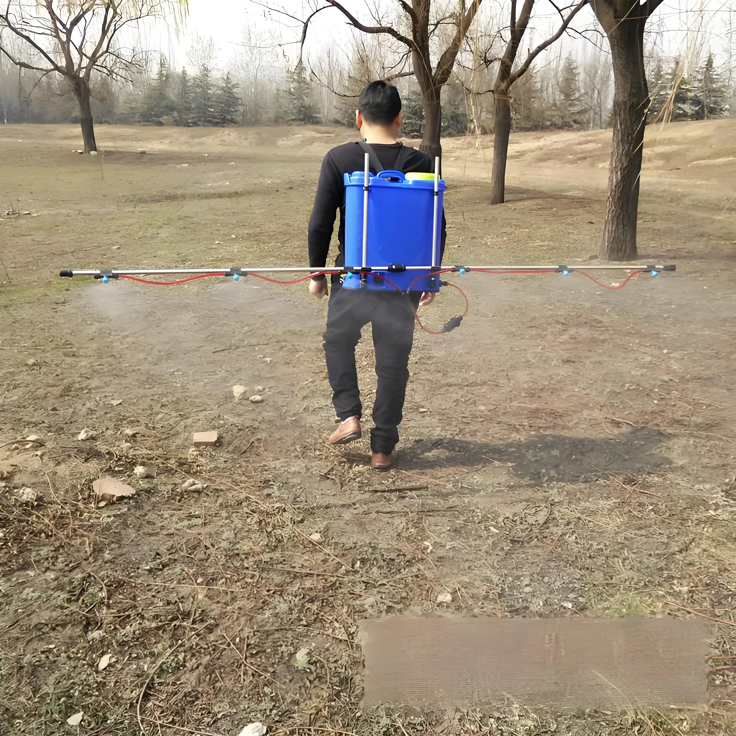 Pulverizador Costal Elétrico com Bomba de Múltiplos Bicos, Equipamento Agrícola para Trigo e Milho, Componente Essencial do Motor Fabricado na China