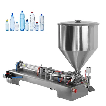 peanut butter paste semi-automatic filling machine pneumatic paste filling machine with Core PLC Components