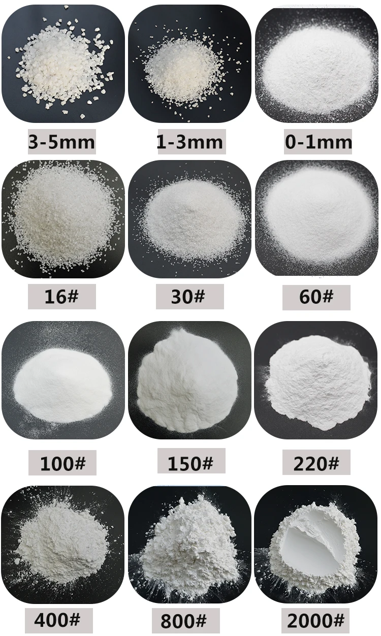 샌드블라스팅 연마 연마 WFA 화이트 용융 알루미나 연마제 화이트 코런덤 용융 알루미나 220 메시 -1-