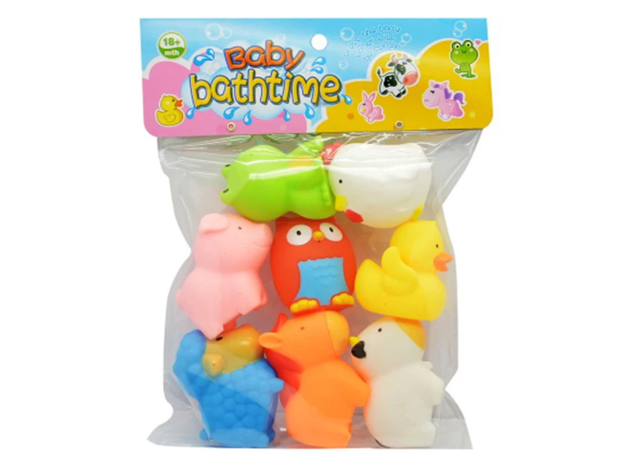 Squirtin Water Animal Toy Silicone Baby Bath Toy Safety Colorful Bath