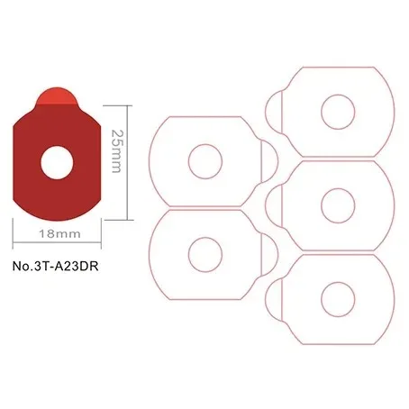 1000pcs Glasses Processing Lens Edger Blocking Pad Anti-Slip Tape Double-Sided Adhesive Mat Edging Optical Adhesive Sticker