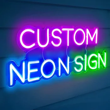 Customize your neon lights LED neon light name sign, artistic neon light sign decoration, LED neon light customized night light