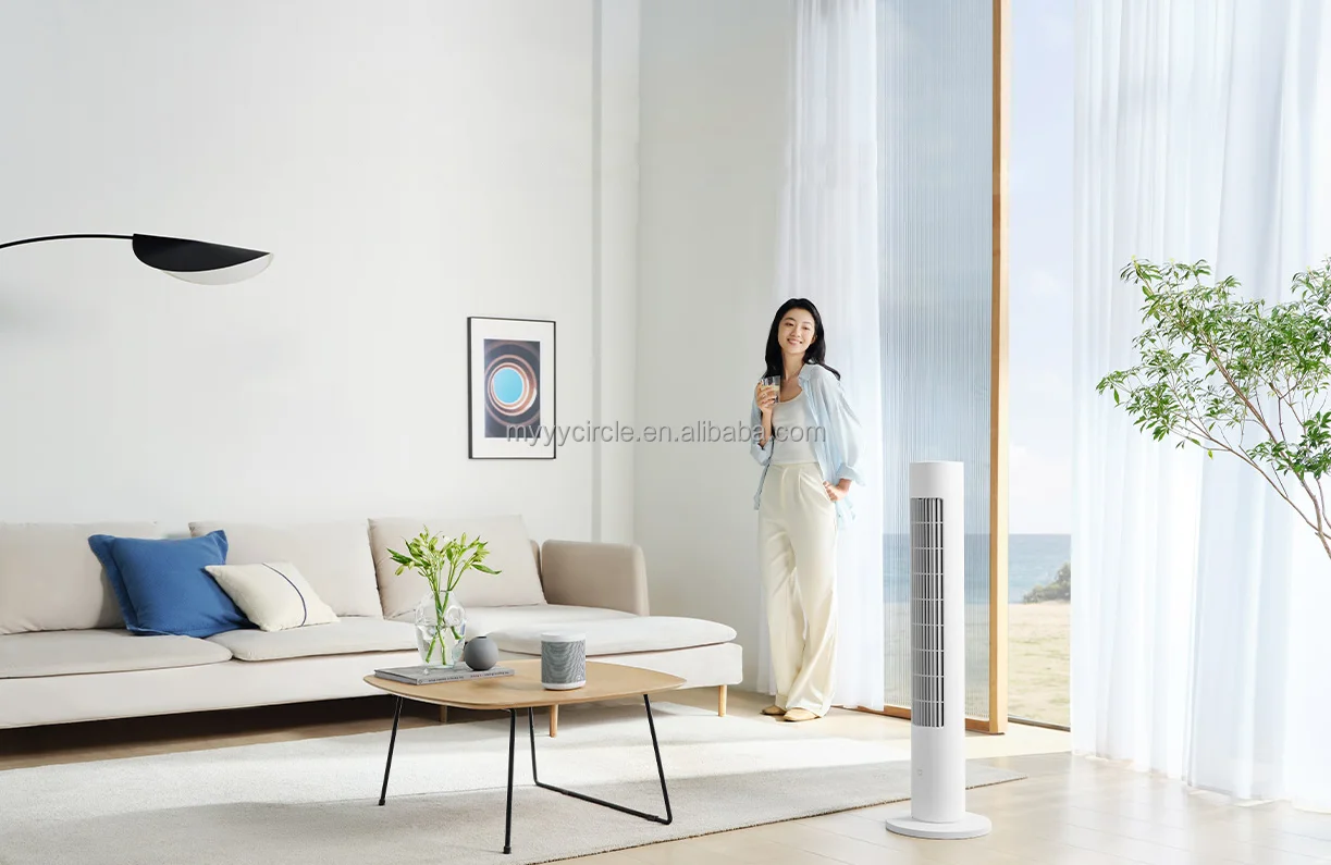 Mijia smart evaporative cooling fan обзоры. Башенный вентилятор Xiaomi.