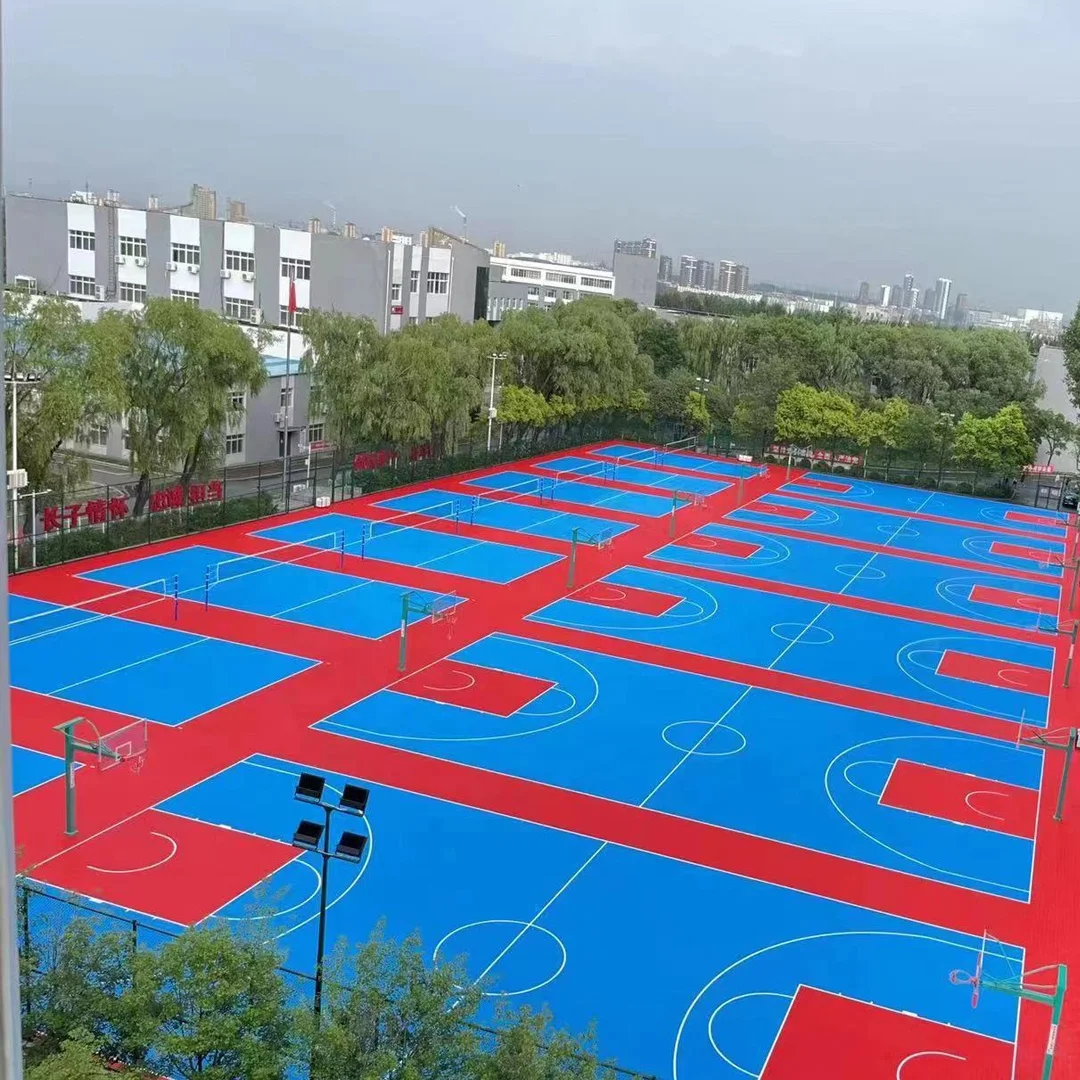 YM High-Performance Uv Resistant Outdoor Polypropylene Plastic Pickelball Court Tiles Interlocking Sports Flooring Suppliers