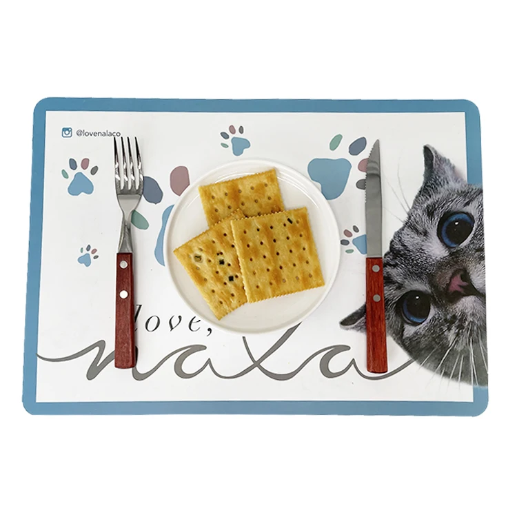 Custom Printed Paper Placemat PVC PP Silicone Table Paper Place Mat Pad Hotel Restaurant Tray Placemats Paper Menu Printing