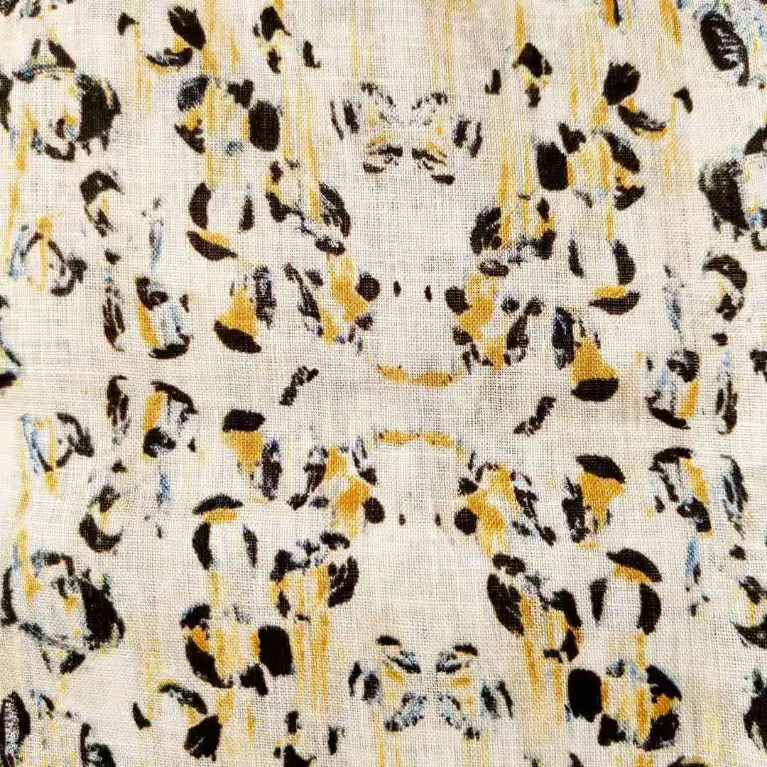 
 Индивидуальный чистый Льняной материал 21 льняная ткань с принтом  