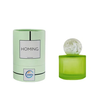 Customized Logo Luxury 50ml Clear Glass Perfume Bottle Refillable Round Glass Sprayer With Customized Logo