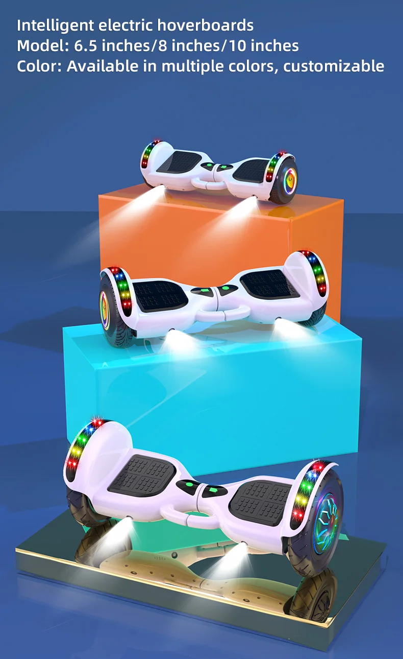 Best Price Hoverboard Scooter with LED Lights & Bluetooth Many Colors Available Self-balancing Scooter