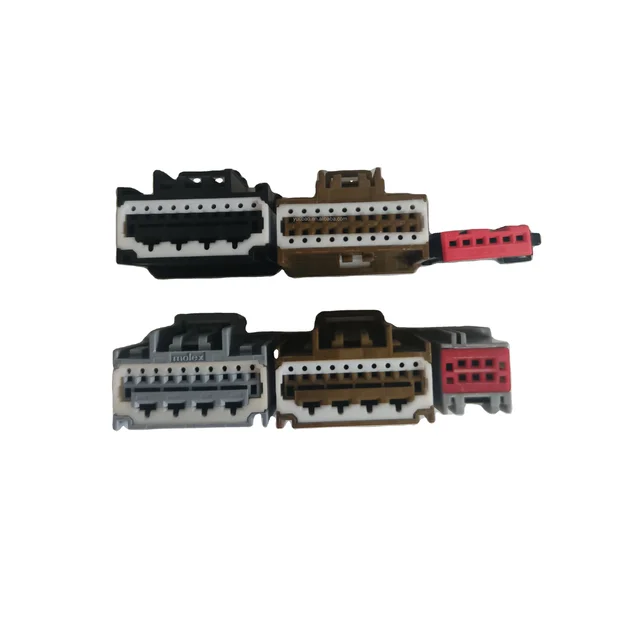 34969-0140 34728-0202 14 Pin Automobile Hybrid Connector Auto Cable Harness Copper Unsealed Adapter Car Electrical Socket