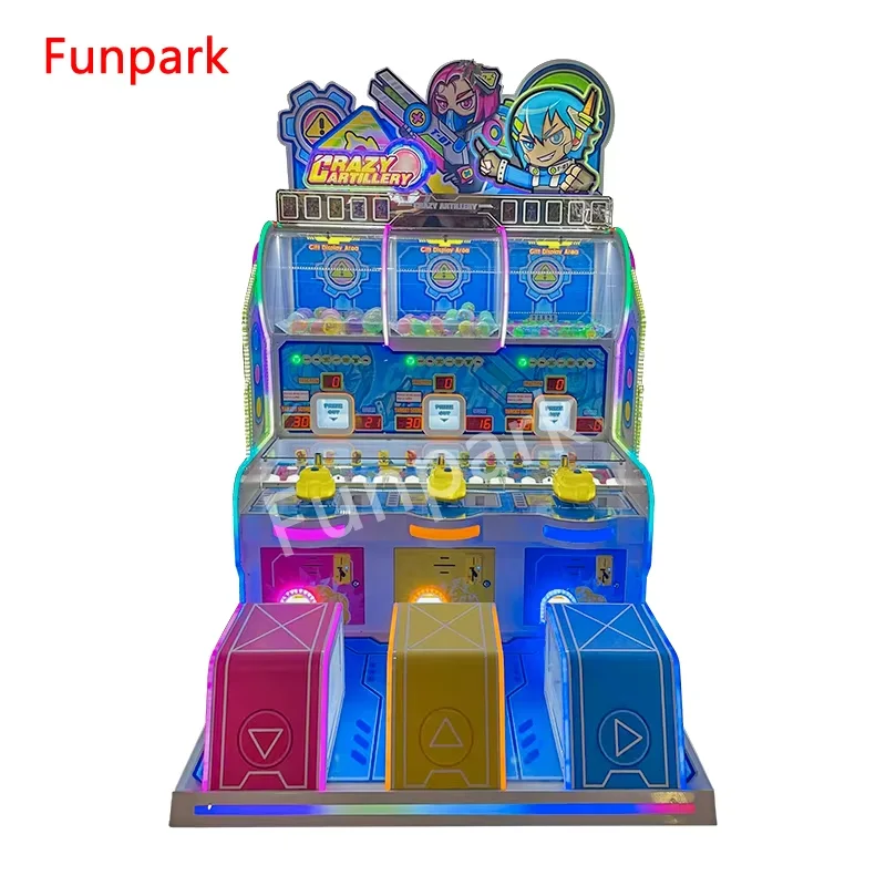 Máquina de Jogo de Arcada de Tiro com Arma Espacial com Moeda Operada, Máquina de Tiro com Bola