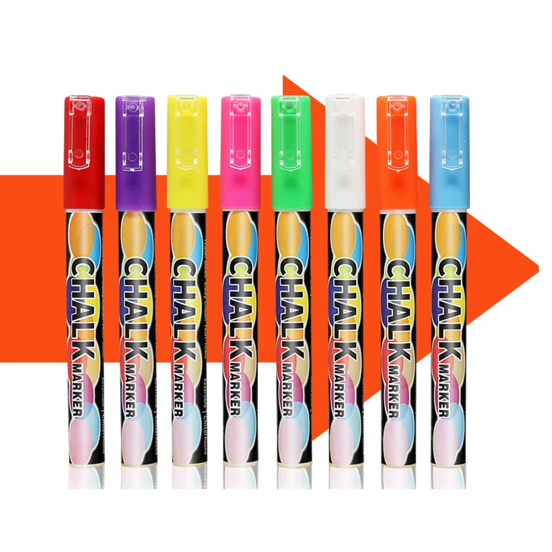 Colours Dual Tip Weterasable Chalk Markers Erasable Liquid Chalk