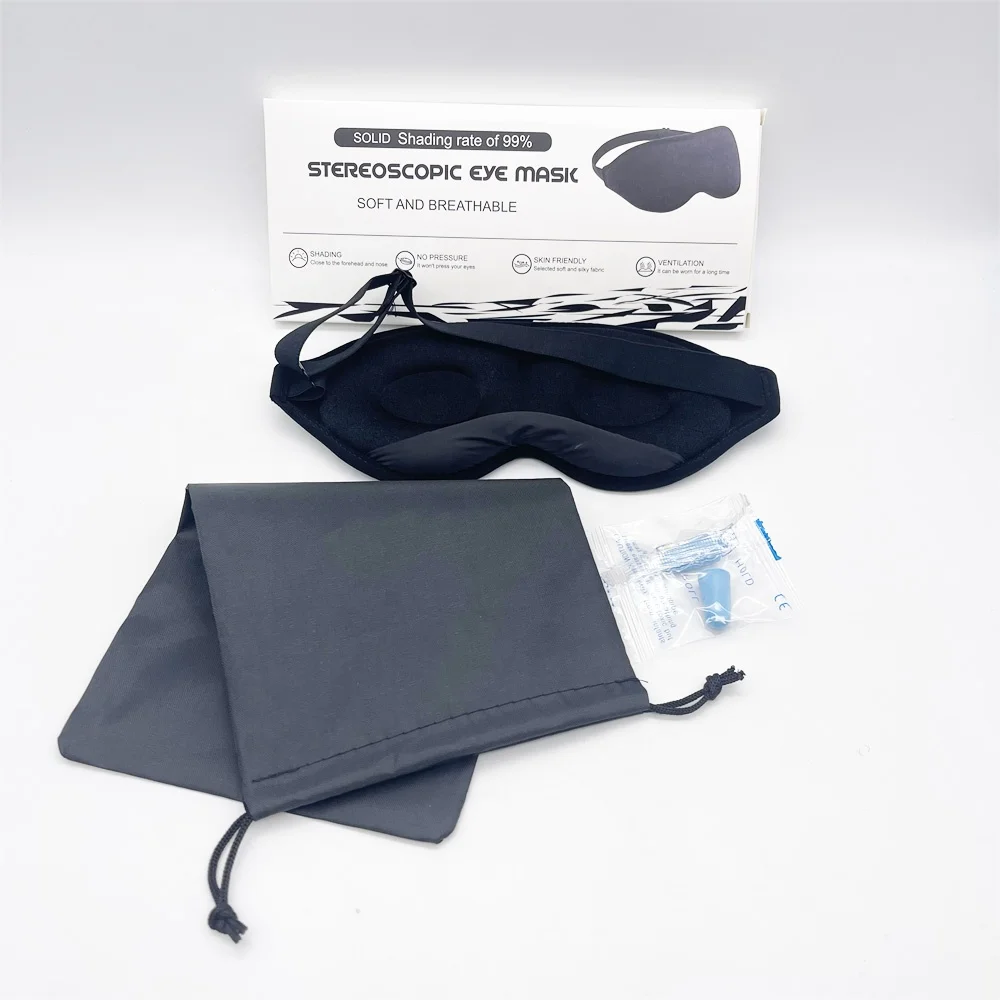 Oem 100 Blackout Sleep Eye Mask 3d Contoured Cup Sleeping Mask Eye