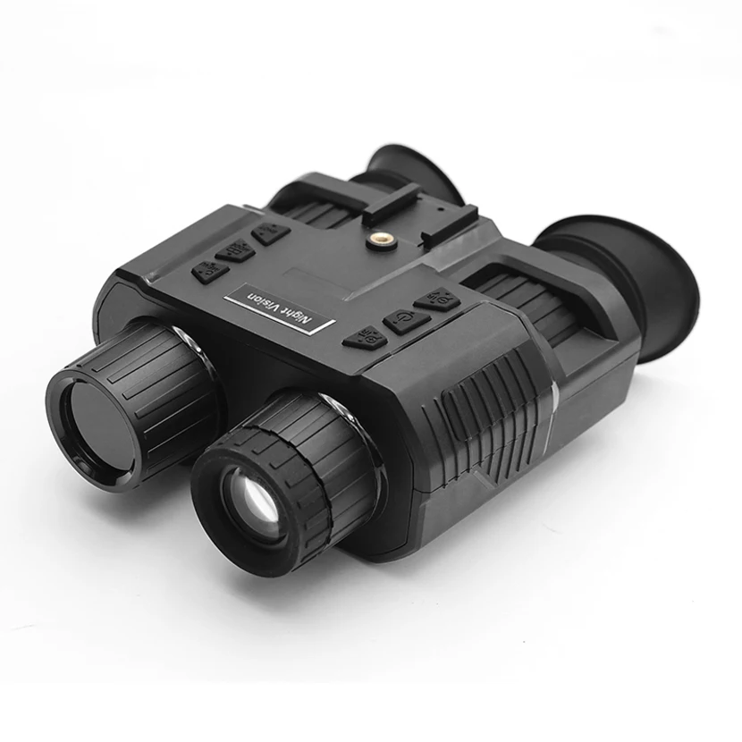 Jumelles De Vision Nocturne Infrarouge 850 Nm – Portée 500 M – Support Tête – Marque Générique