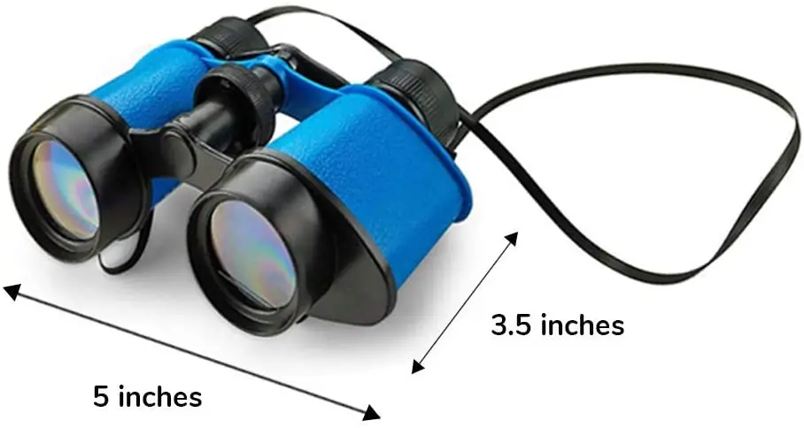 
 Игрушечный бинокль с шейной лентой 3,5x5 дюймов-Новые бинокли для детей, экскурсий, наблюдения за птицами, дикой природы, на открытом воздухе  