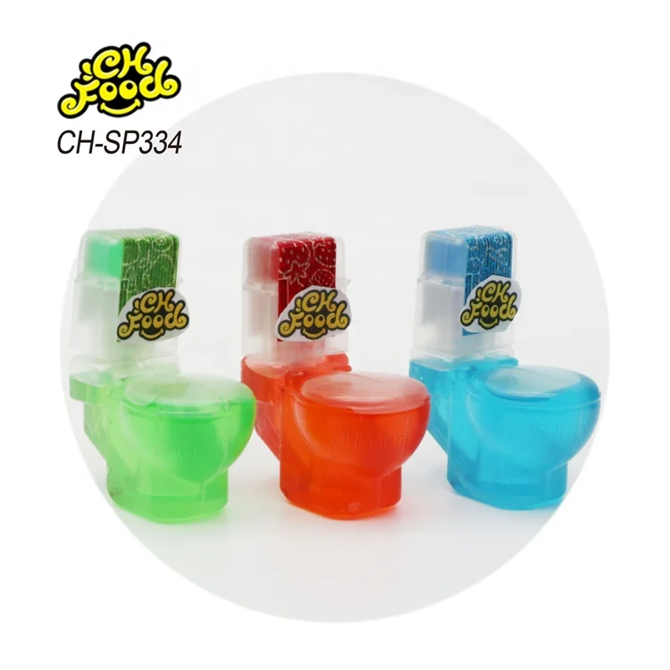 Wholesale Low MOQ Toilet Shape Bottle Sour Fruit Flavor Liquid Spray Candy Sweets for Kids