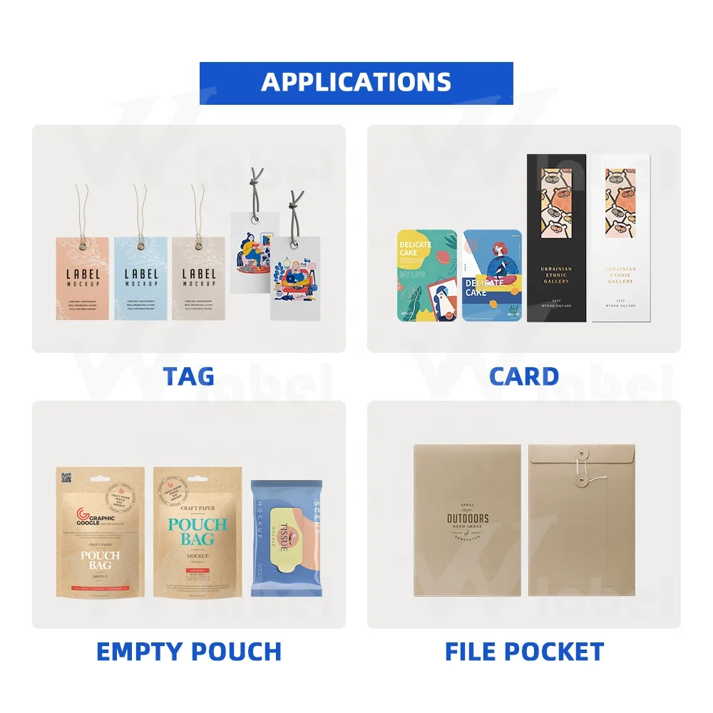 High-Speed 100-200 Card Tag Pouch Mylar Bag Doypack Desktop Label Applicator Auto Feeder Custom Flat Metal Glass Labeler Machine