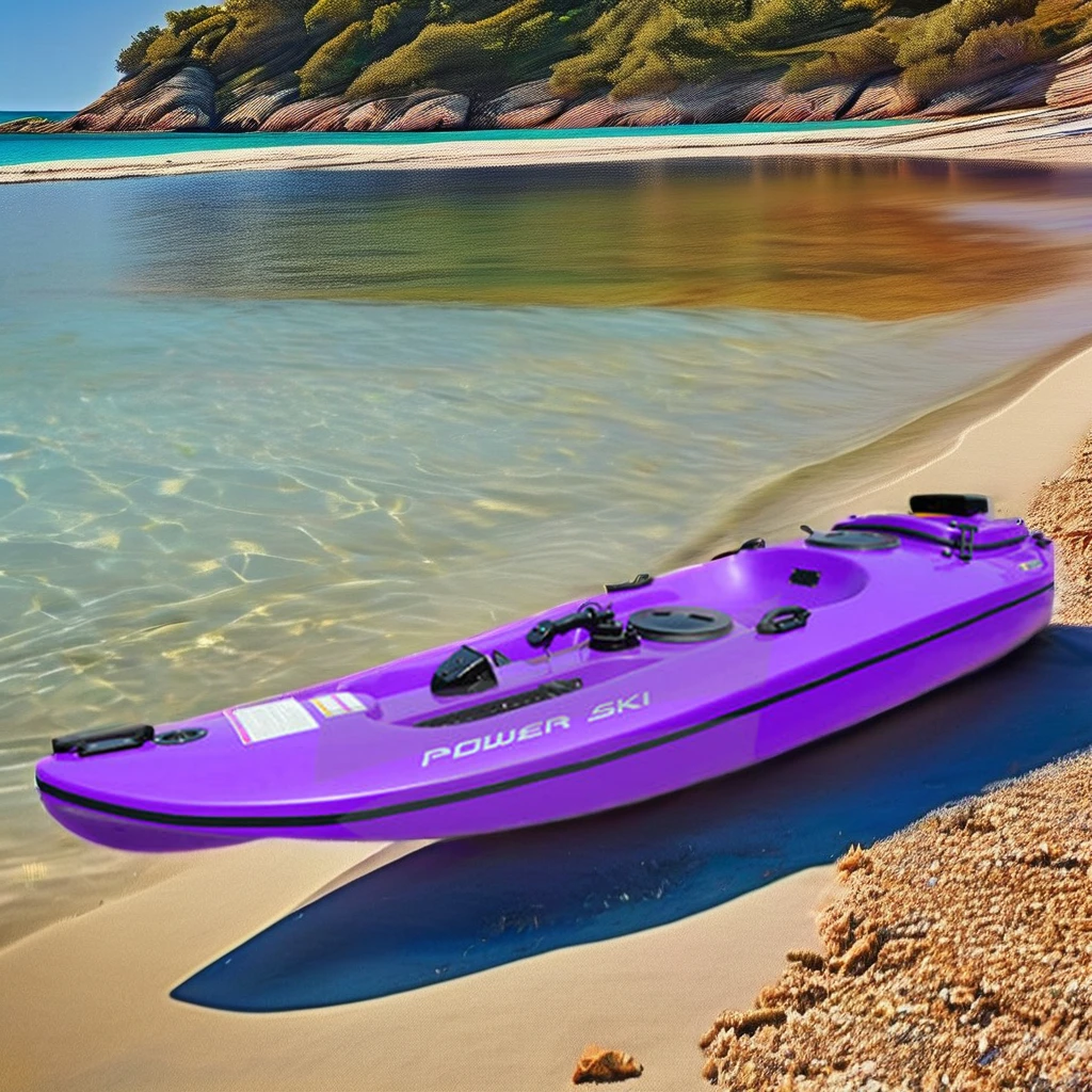 Hison 4 Stroke Jet Engine Powered Pedal Drive Kayak Popular New Fiberglass Canoe for Fishing Jet Engine Powered Kayak