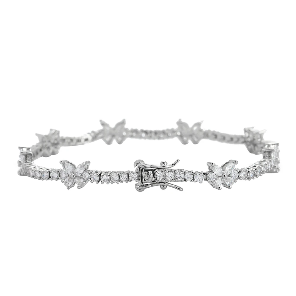 BB159  Fashion Women Butterfly Tennis Bracelets Accessory for Party aperçu 8