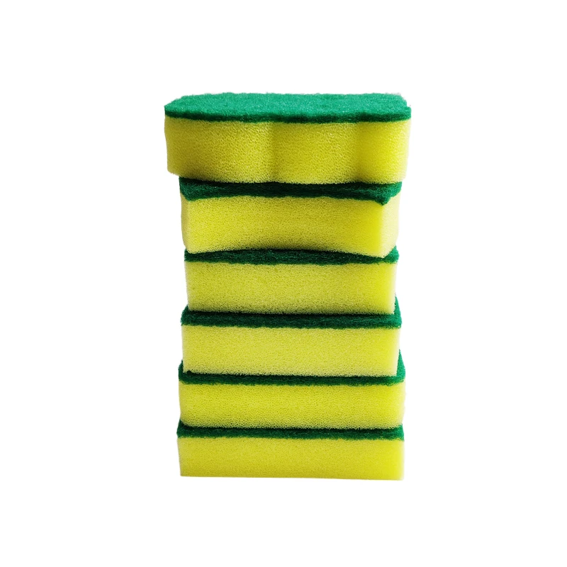 Ds1612 Dishwashing Sponge Scouring Pad Double Side Kitchen Cleaning