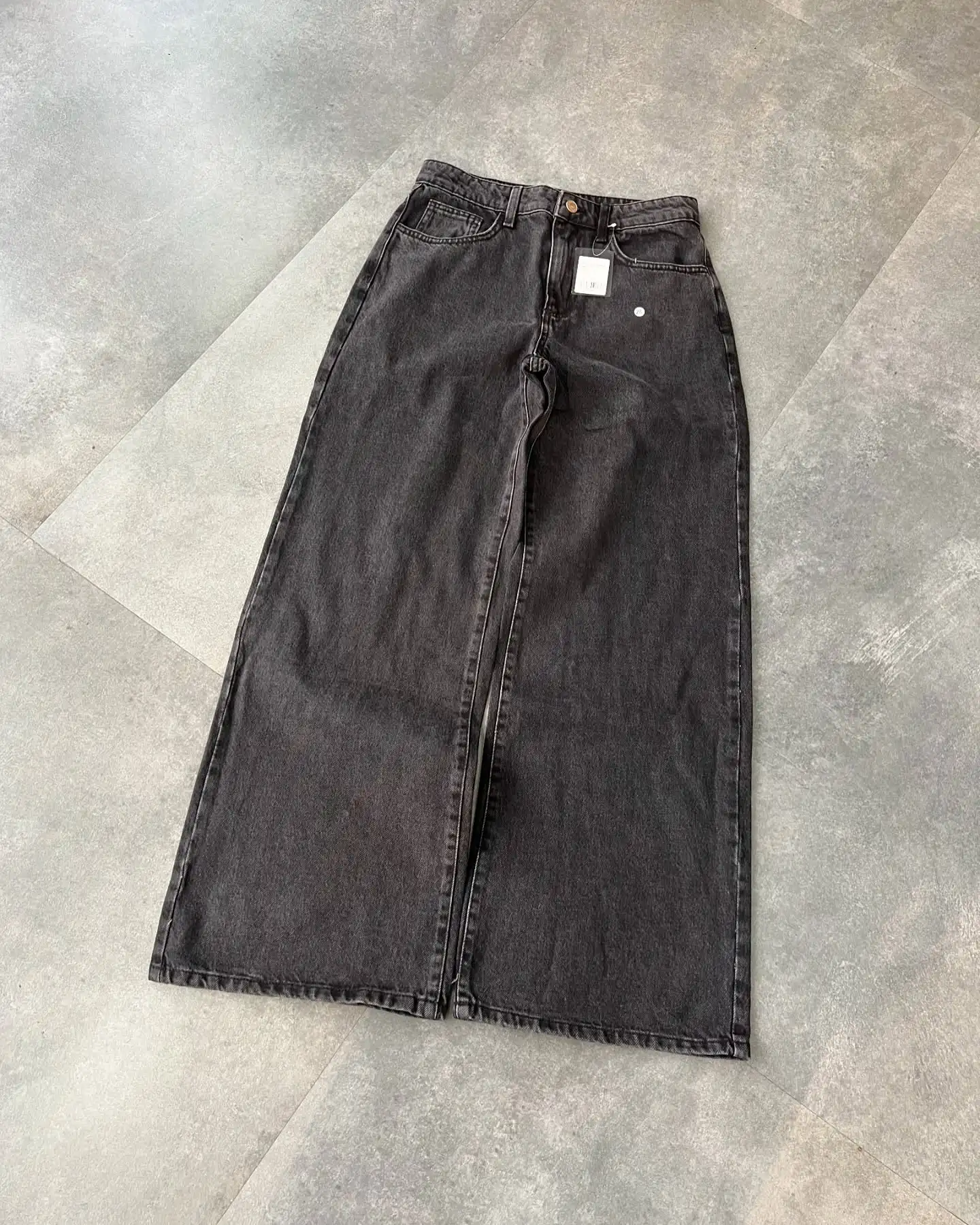Custom Designer High Waist Vintage Acid Wash Baggy Men's Jeans Oversized Wide Legged Distressed Denim Pant Manufactured Jeans gallery 8