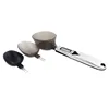 Black three spoons (large, medium, small)