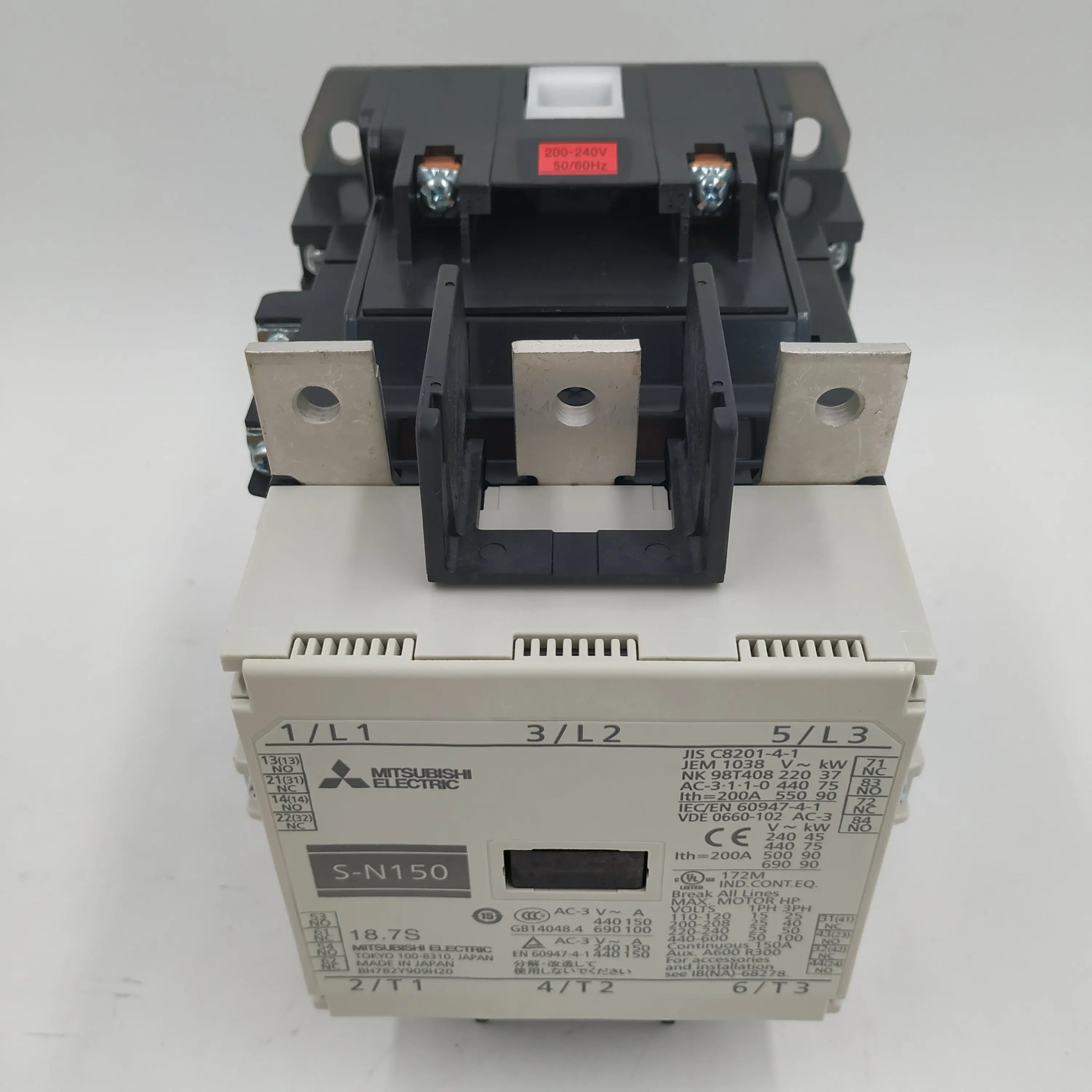 Wholesale mitsubishi magnetic contactor MS-N Series 3P 2NO+2NC S-N150 220V  From