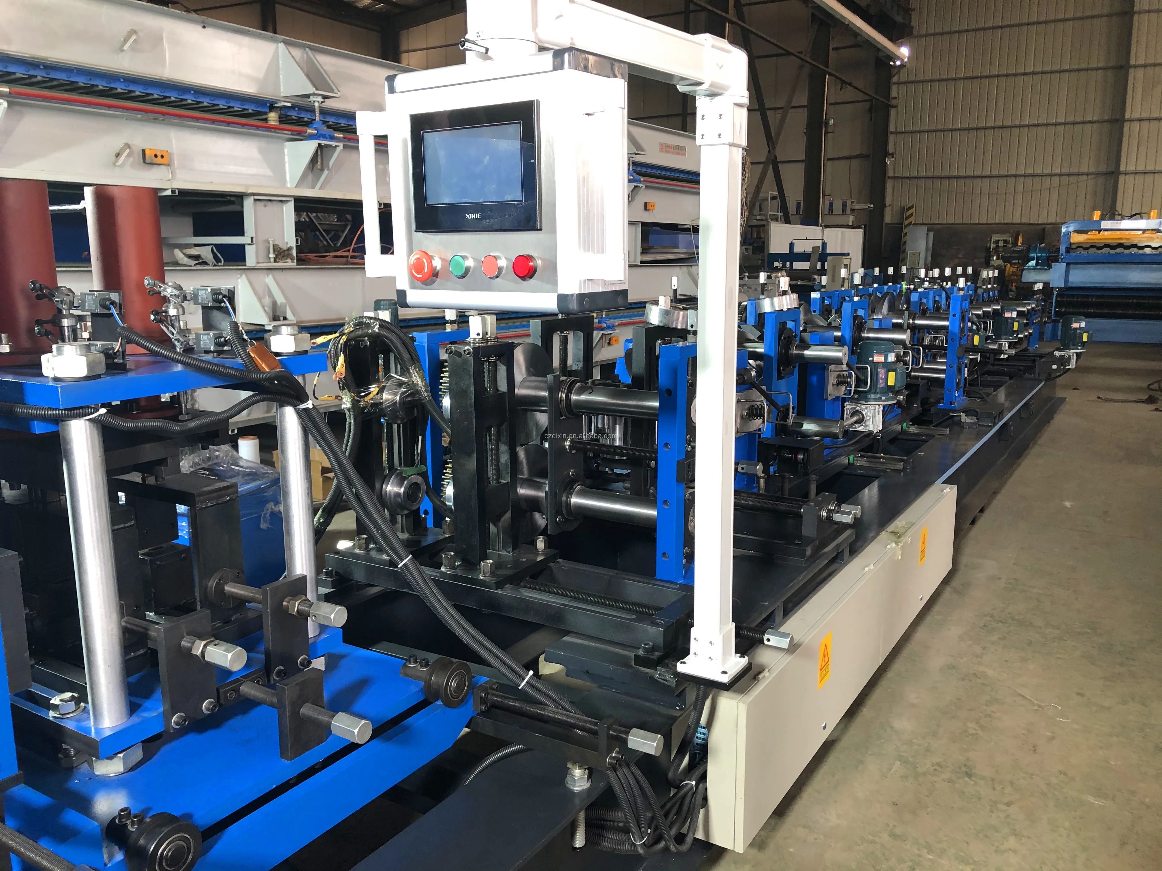 Steel Structure Forming Machine Steel Frame Profile Structure Building Automatic Changed CZ Purlin Cold ...