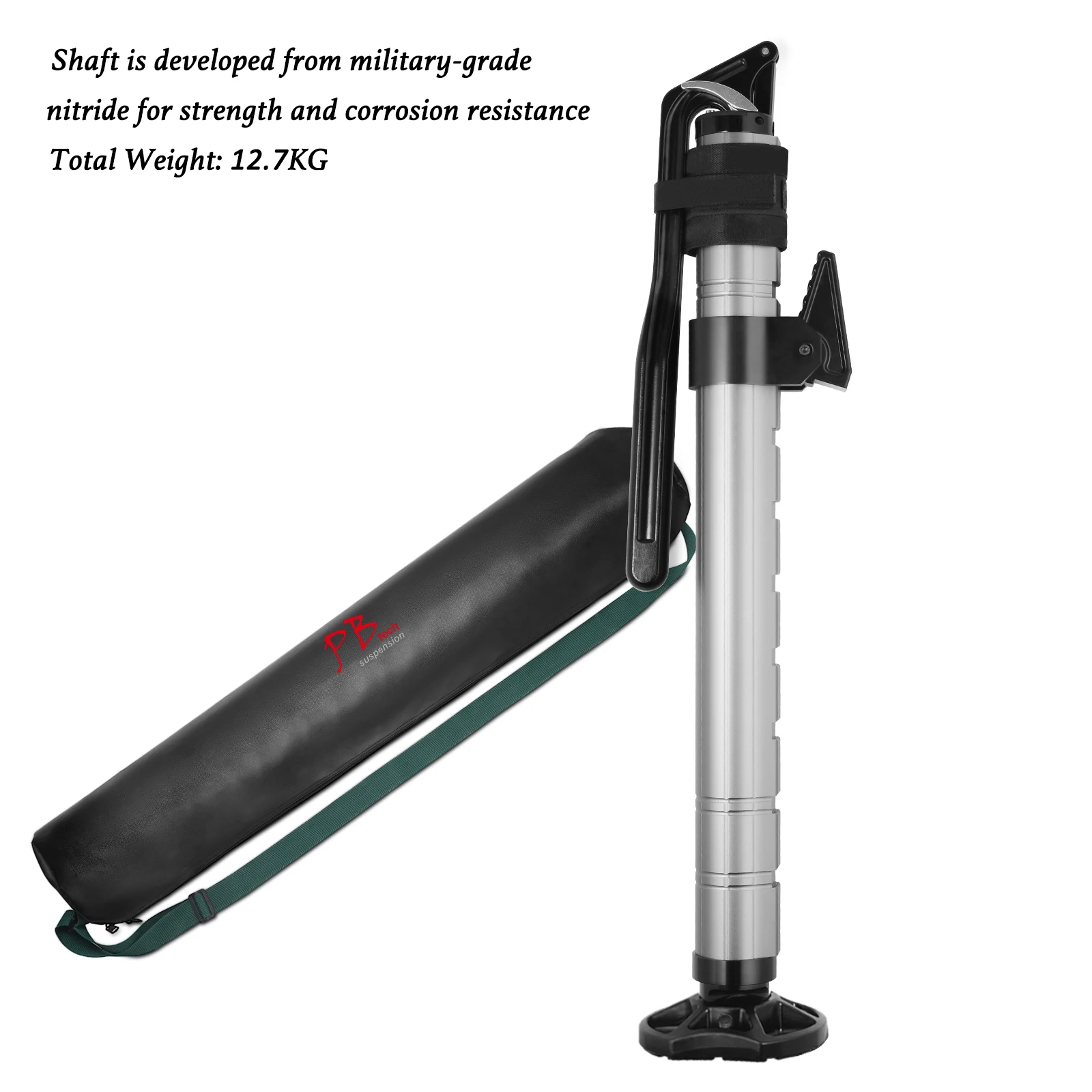 Aluminum Hydraulic Recovery Long Ram Jack 2 Ton Load Capacity Lift