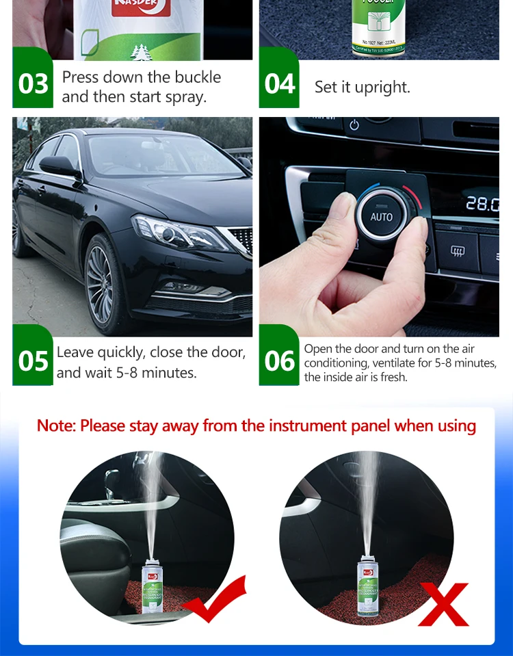 Kasder 220ml New Car Scent Car Interior Disinfecting Fogger Buy Car