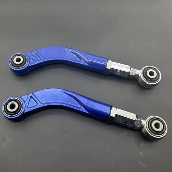 青色 コントロールアーム 2個セット 調整可能なコントロールアームキット