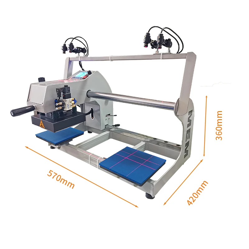 tq1515 laser positioning pneumatic heat press