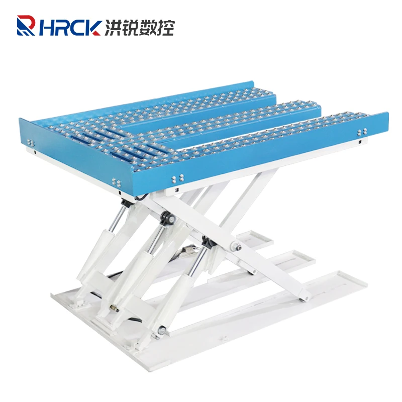 Other woodworking machinery roller conveyor hydraulic scissor lifter table / lifting table for furniture & door production line