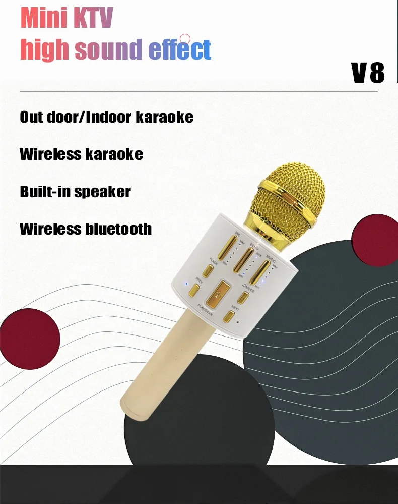 Новейшая частная модель конденсатор беспроводной синий зуб семья ручной Дети Караоке портативный Перезаряжаемый