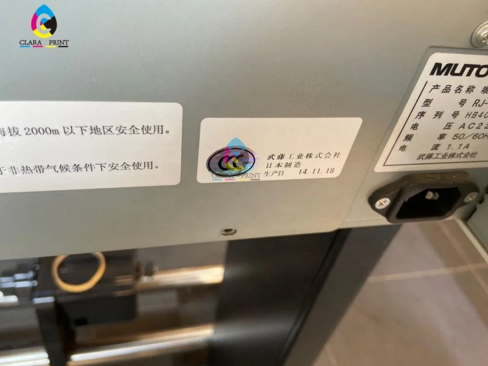 Used Mutoh RJ900X Dye Sublimation Printer with F158 Printhead