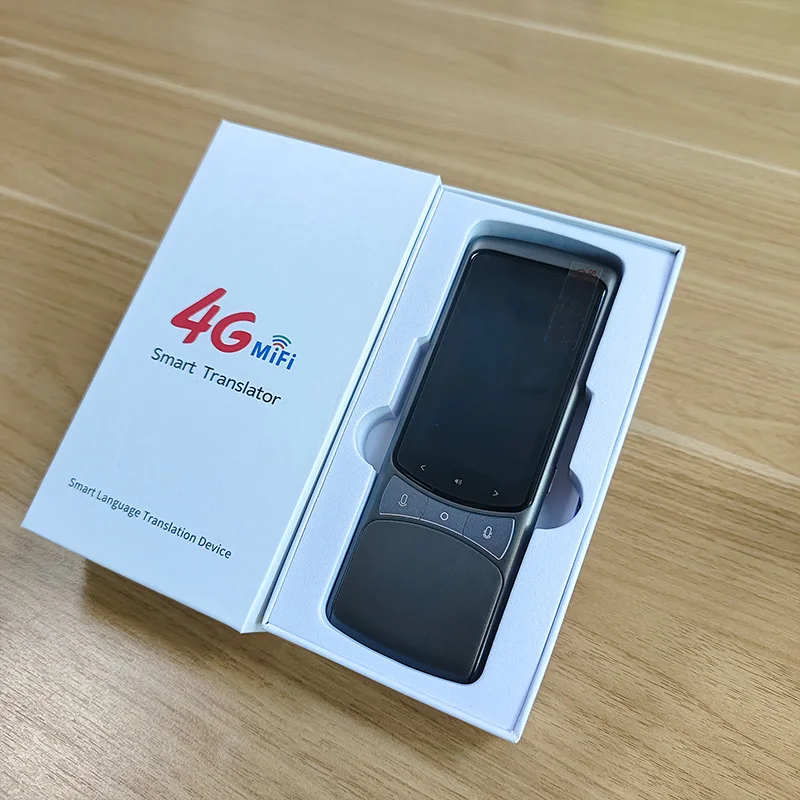 OEM/ODM 4G ตัวแปลภาษา 138 ภาษา ใช้งานได้ทั้งแบบออฟไลน์/ออนไลน์ ตัวแปลภาพถ่าย มีพื้นที่เก็บข้อมูลขนาดใหญ่ ระบบแปลเสียง AI ตัวช่วยแปลอัจฉริยะ